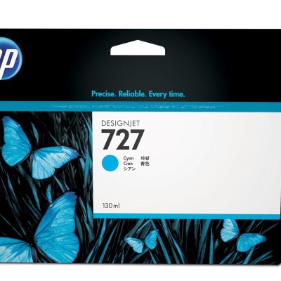 Cartucho De Tinta Hp 727 Cian Original (B3P19A) - B3P19A