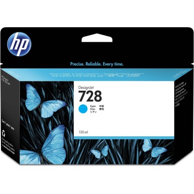 Cartucho De Tinta Hp 728 Cian Original (F9J67A) - F9J67A