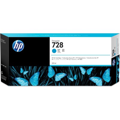 Cartucho De Tinta Hp 728 Cian Original (F9K17A) - F9K17A