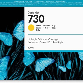 Cartucho de Tinta HP 730 Amarillo Original Alto Rendimiento XL Modelo P2V70A