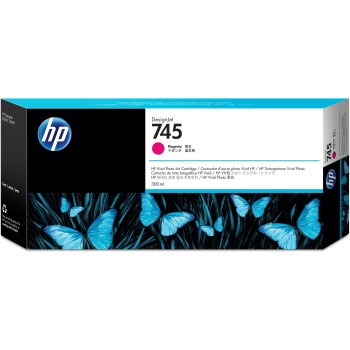 Cartucho De Tinta Hp 745 Magenta Original (F9K01A) - F9K01A