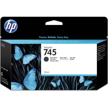Cartucho De Tinta Hp 745 Negro Matte Original (F9J99A) - F9J99A