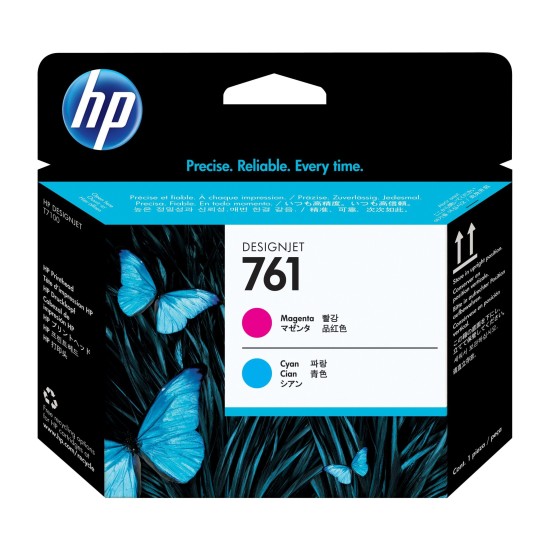 Cabezal De Impresión Hp 761 Magenta Cian Original (Ch646A) - CH646A