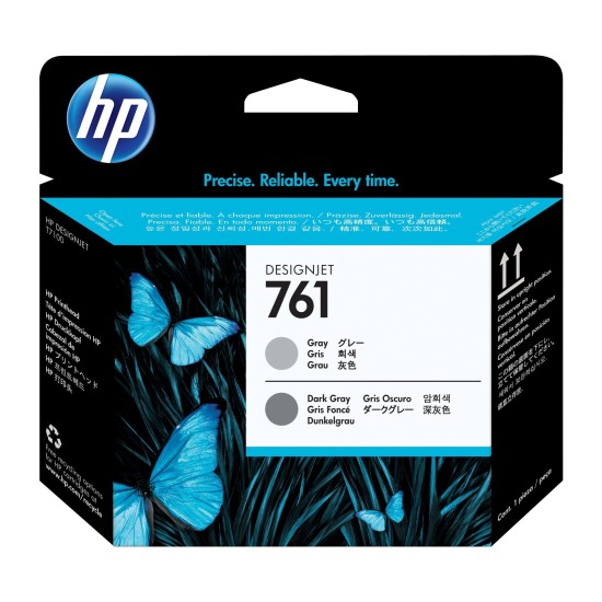 Cabezal De Impresión Hp 761 Gris Gris Oscuro Original (Ch647A) - CH647A