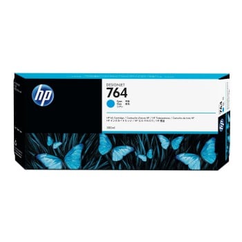 Tinta Hp Lf 764 Cyan 300Ml - C1Q13A