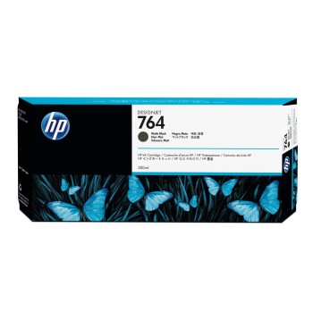 Cartucho De Tinta Hp 764 Negro Mate Original (C1Q16A) - C1Q16A