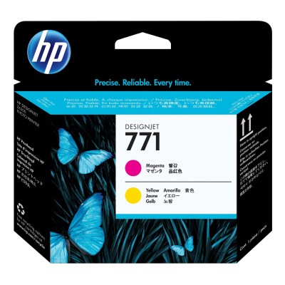 Cabezal De Impresión Hp 771 Magenta Amarillo Original (Ce018A) - CE018A