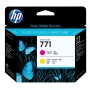 Cabezal De Impresión Hp 771 Magenta Amarillo Original (Ce018A) - CE018A