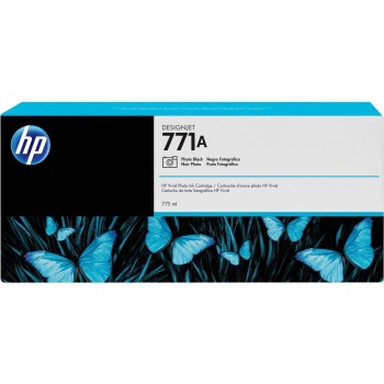 Cartucho De Tinta Hp 771A Negro Fotográfico Original (B6Y21A) - B6Y21A