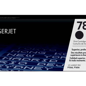 Cartucho de Tóner HP 78A Negro Original para LaserJet Pro - Modelo CE278A