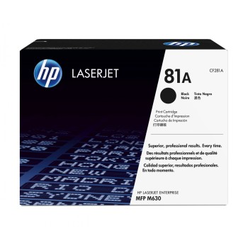 Cartucho De Tóner Hp 81A Negro Laserjet Original (Cf281A) - CF281A