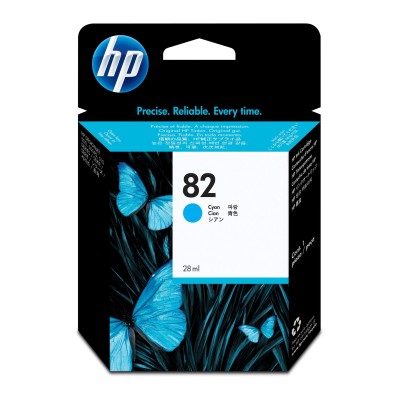 Cartucho De Tinta Hp 82 Cian Original (C4911A) - C4911A