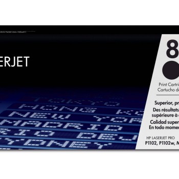 Cartucho de Tóner HP 85A Negro Original para LaserJet Pro - Modelo CE285A