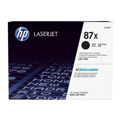 Cartucho De Tóner Hp 87X Negro Alto Rendimiento Laserjet Original (Cf287X) - CF287X