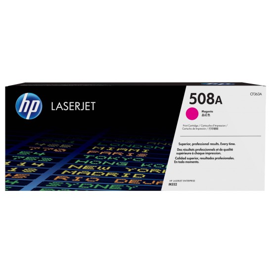 Cartucho De Tóner Hp 508A Magenta Laserjet Original (Cf363A) - CF363A