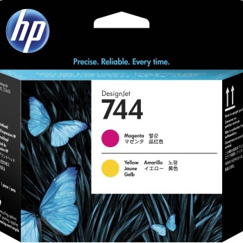 Cabezal de Impresión HP 744 Magenta Amarillo Original - Modelo F9J87A Cabezal de Impresión HP 744 Magenta Amarillo Original - Modelo F9J87A