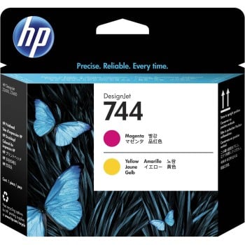 Cabezal De Impresión Hp 744 Magenta Amarillo Original (F9J87A) - F9J87A