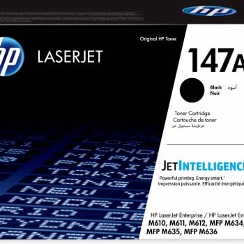 Cartucho De Tóner Hp 147A Negro Laserjet Original (W1470A) - W1470A