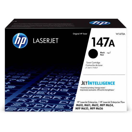 Cartucho De Tóner Hp 147A Negro Laserjet Original (W1470A) - W1470A