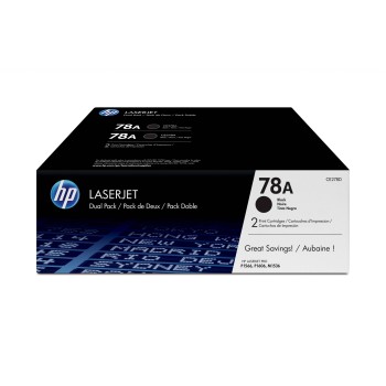 Pack De 2 Cartuchos De Tóner Hp 78A Negro Laserjet Original (Ce278Ad) - CE278AD