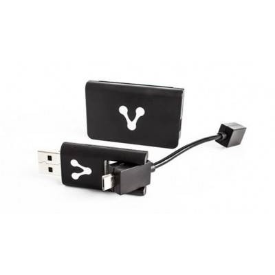 Lector De Tarjetas Sd Vorago Card Reader 300 Usb 2.0 Negro - Cr-300