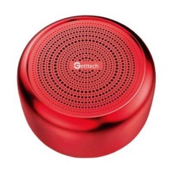 Bocina Portátil GETTTECH Bluetooth 5.0 Inalámbrica Rojo - Modelo Gam-31501R