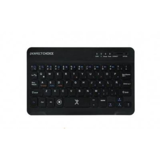 Mini Teclado Inalámbrico Perfect Choice Pc 200932 Bluetooth Micro Usb Negro - PC-200932