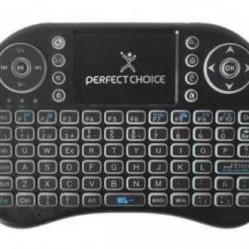 Teclado Mini Perfect Choice Inalámbrico con Touchpad para Smart TV, TV Box y Tablet - Modelo PC-201007 Teclado Mini Perfect Choice Inalámbrico con Touchpad para Smart TV, TV Box y Tablet - Modelo PC-201007