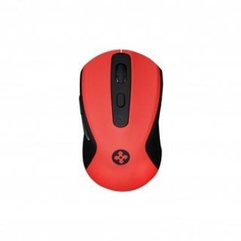 Mouse Inalámbrico Naceb Technology 6 Botones 1600 DPI Rojo y Negro - NA-0116R