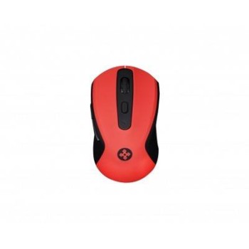 Mouse Naceb Technology Na 0116R Inalámbrico Usb 6 Botones Rojo - NA-0116R