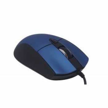 Mouse Naceb Alámbrico 6 Botones 2400 DPI Azul - NA-0115A