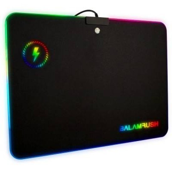 Mouse Pad Gamer Balam Rush Heimdall 256X356X4Mm Carga Inalámbrica Rgb - BR-922999