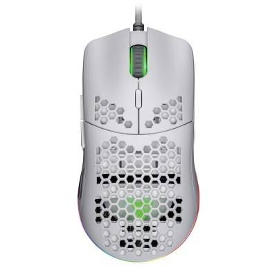 Mouse Gamer Game Factor Mog601 Alámbrico 7 Botones Rgb Blanco - MOG601-WH