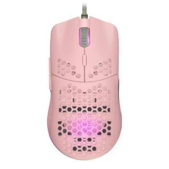Mouse Gamer Game Factor Mog601 Alámbrico 7 Botones Rgb Rosa - MOG601-PK