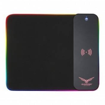 Mouse Pad Gamer Naceb Technology 310x400x3mm con Carga Inalámbrica y RGB - NA-0926