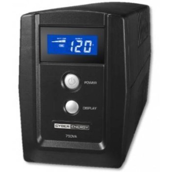 Ups Cyberpower 750Va/420W 6 Contactos Línea Interactiva Lcd Avr - OM750ATLCD