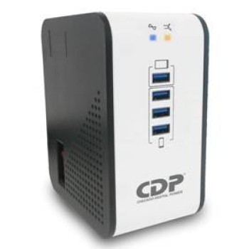 Regulador de Voltaje CDP 1000VA/400W AVR 8 Contactos Modelo R2CU-AVR1008