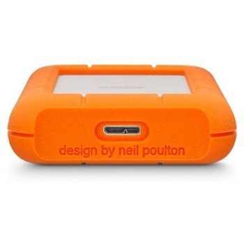 Disco Duro Externo Lacie Rugged Mini 2.5p 2Tb Usb 3.0 Windows/Mac Plata/ Naranja - LAC9000298