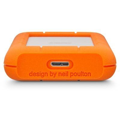 Disco Duro Externo Lacie Rugged Mini 2.5p 2Tb Usb 3.0 Windows/Mac Plata/ Naranja - LAC9000298