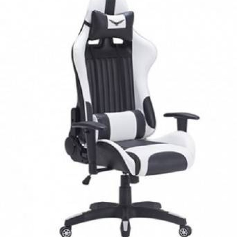 Silla Gamer Naceb Marine Soporta 140Kg Negro Con Blanco - NA-0901