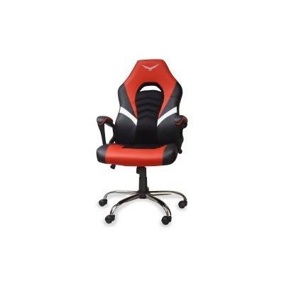 Silla Gamer Naceb Titan Soporta 120Kg Negro Con Rojo - NA-0935R