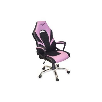 Silla Gamer Naceb Technology Titan Soporta 120Kg Negro Con Rosa - NA-0935RS