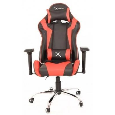Silla Gamer Xzeal Xz10 Soporta 115Kg Negro Con Rojo - ZXSXZ10R