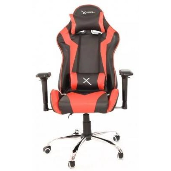 Silla Gamer Xzeal Xz10 Soporta 115Kg Negro Con Rojo - ZXSXZ10R