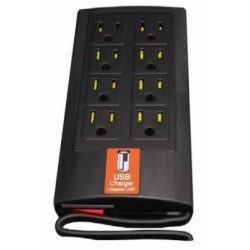 Supresor de Picos Complet 8 Contactos con Puerto USB - Modelo BRC-1-005