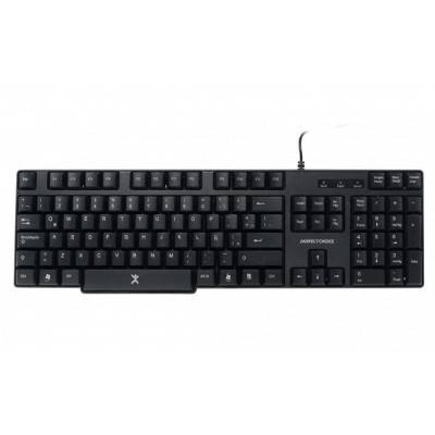 Teclado Alámbrico Perfect Choice Pc 200970 Usb Resistente A Derrames Negro - PC-200970