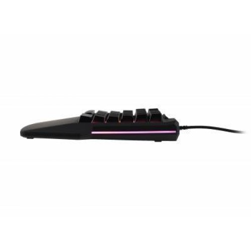 Teclado Naceb Technology One Hand Atheris Mini RGB USB para Gaming - NA-0938