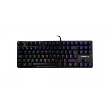 Teclado Mecánico Vorago Game Factor Kbg500 Alámbrico Usb Switch Azul Rgb Negro - KBG500-BL