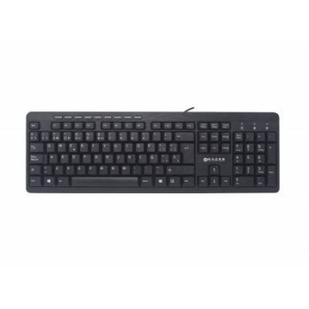 Teclado Multimedia Naceb Technology Na 0109 Alámbrico Usb Negro - NA-0109