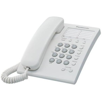 Teléfono Panasonic Kx Ts550 Alámbrico Blanco - KX-TS550MEW